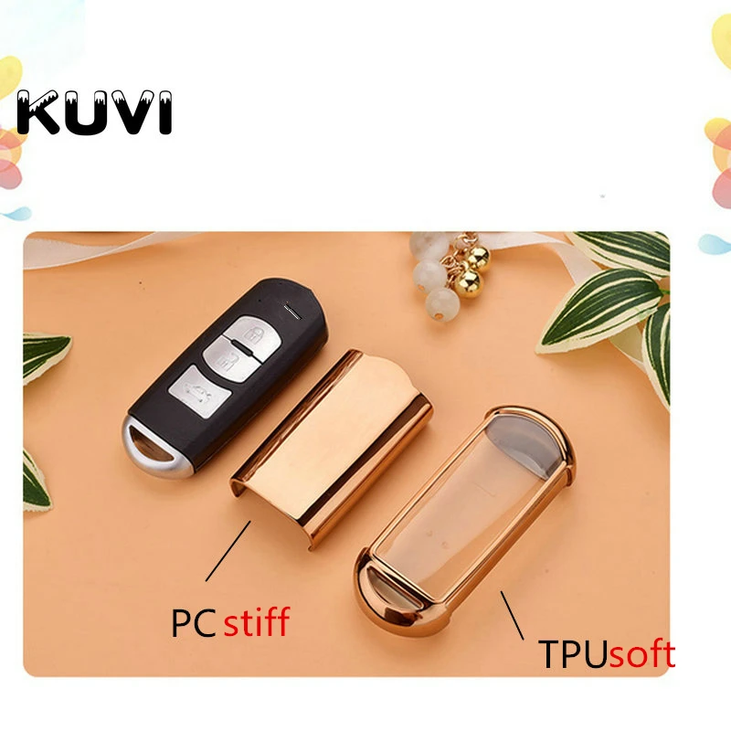 TPU+PC Car Key Cover Case fit for Mazda 2 3 5 6 CX-4 CX-5 CX-7 CX-9 CX-3 CX 5 Accessories key case key case cover car key shell remote control case cover
