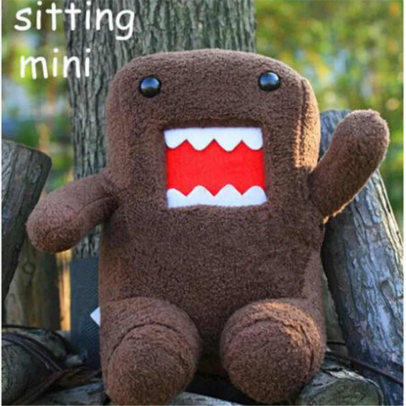 

Cute Domokun Funny Sitting Domo-kun Doll Children Novelty Item Creative Gifts Kawaii Domo Kun Kids PP Cotton Plush Toys 2 Sizes