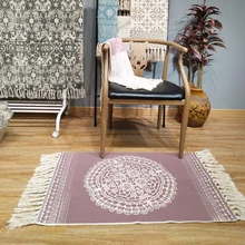 Килим хлопок гостиная ковер геометрический индийский ковер полосатый современный коврик современный дизайн в скандинавском стиле