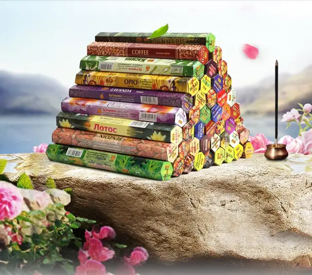 Authentic Indian Incense Premium Multiple Flavors Mixed Package Random