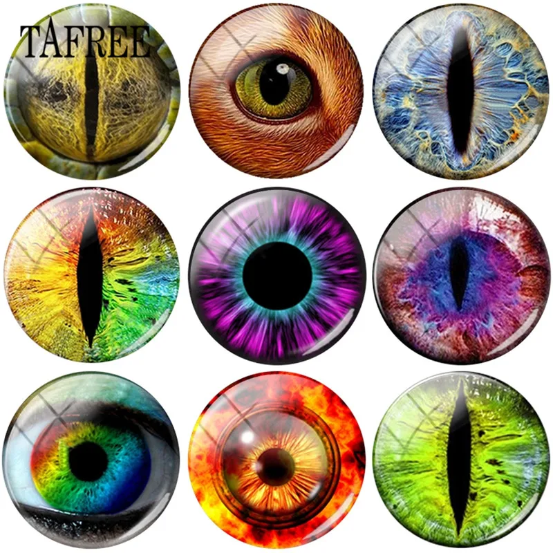 BARGAIN 25mm ANIMAL EYES GLASS CABOCHON CAT// DRAGON EYES CABOCHON// GOOGLY EYES