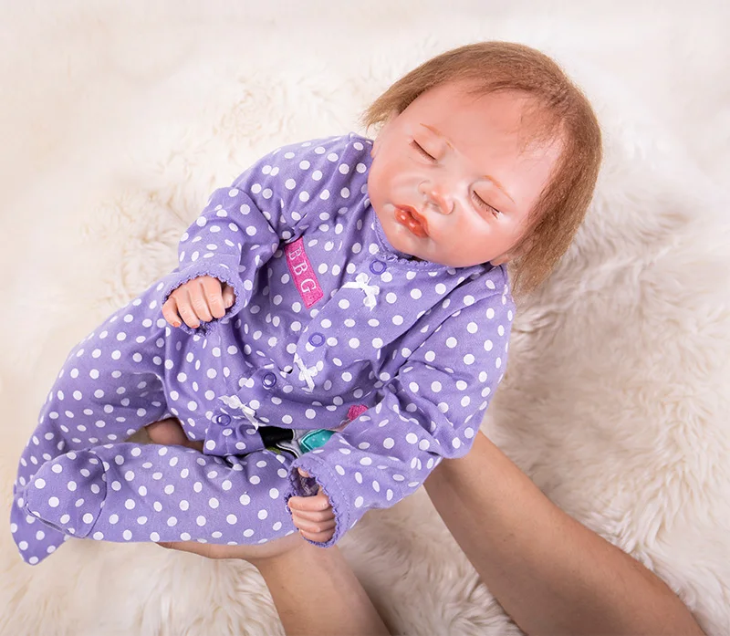NPK реалистичные куклы для новорожденных силиконовые хлопковые игрушки детей