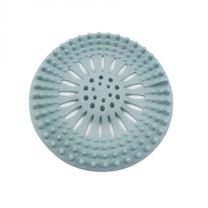 Полезные канализационные фильтры для раковины Outfall анти-Блокировка трапных стоек для волос Catcher кухонные аксессуары Товары для ванной комнаты - Цвет: Синий