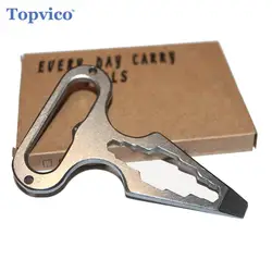 Topvico принадлежности для самообороны инструмент защиты оружия Личная Самообороны нержавеющая сталь открывалка для бутылок комбинации