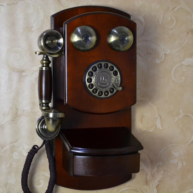 Mode antique téléphone vintage américain style téléphone à la maison