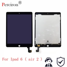 Новинка 9,7 "для Apple ipad Air 2 ipad 6 A1567 A1566 Полный ЖК-дисплей с сенсорным экраном дигитайзер панель в сборе(China)