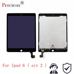 Новый iPad Air 2 iPad 6 A1567 A1566 "для Apple 9,7 Полный ЖК дисплей с сенсорный экран планшета панель сборки выполните