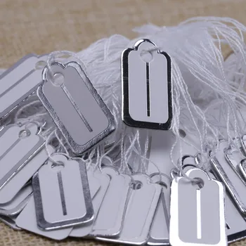 

1000pcs Label Tie String Price Tag Tags Display 20*10MM" HOT