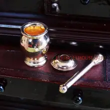 Мини Кукольный дом Сиван моделирование сценариев с мини висит китайской Медицины Чашки