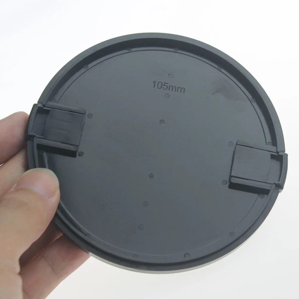 105mm Side Snap On Lens Cap with Cord For Nikon Canon Sony Camera free