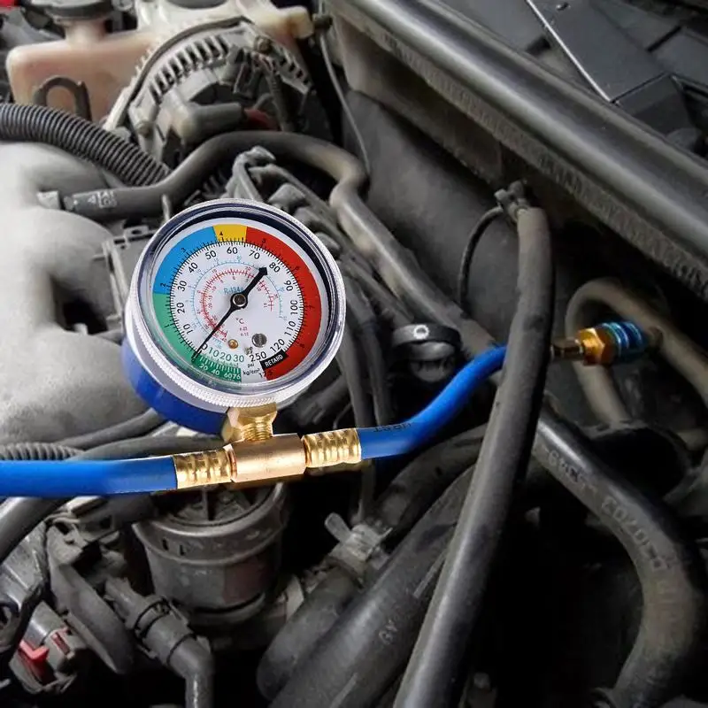 R134a Refrigerant Recharge Hose Gas Can Fitting Pipe Can Tap For R502 R-12 R-22 Refrigerant Bottle Opener hose connectors manifold gauge set