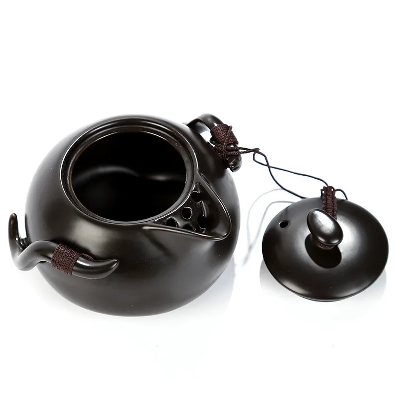 Портативный чайный набор включает в себя 1 чайник 2 чайные чашки 1 пакетик, красивый и легкий чайник, китайский дорожный керамический портативный чайный набор gaiwan