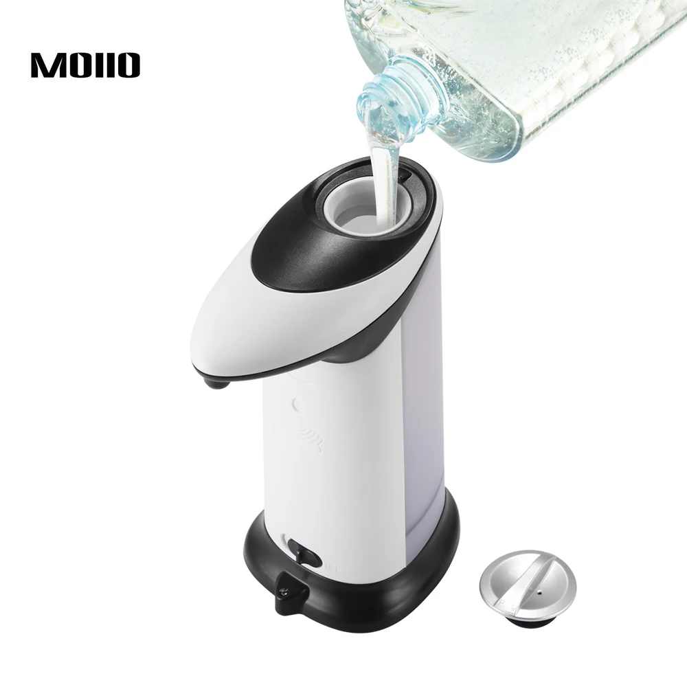 

400ml Automatic Soap Dispenser Touchless Sanitizer Dispenser Smart Sensor Liquid Soap Dispenser for Kitchen Bathroom Tech Sense