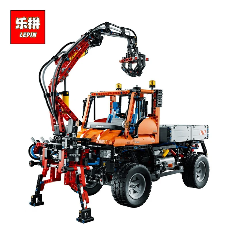 

LEPIN 20019 Technic series the Unimog U 400 model Building Blocks legoinglys Educational Gifts Compatible 8110 toy for children