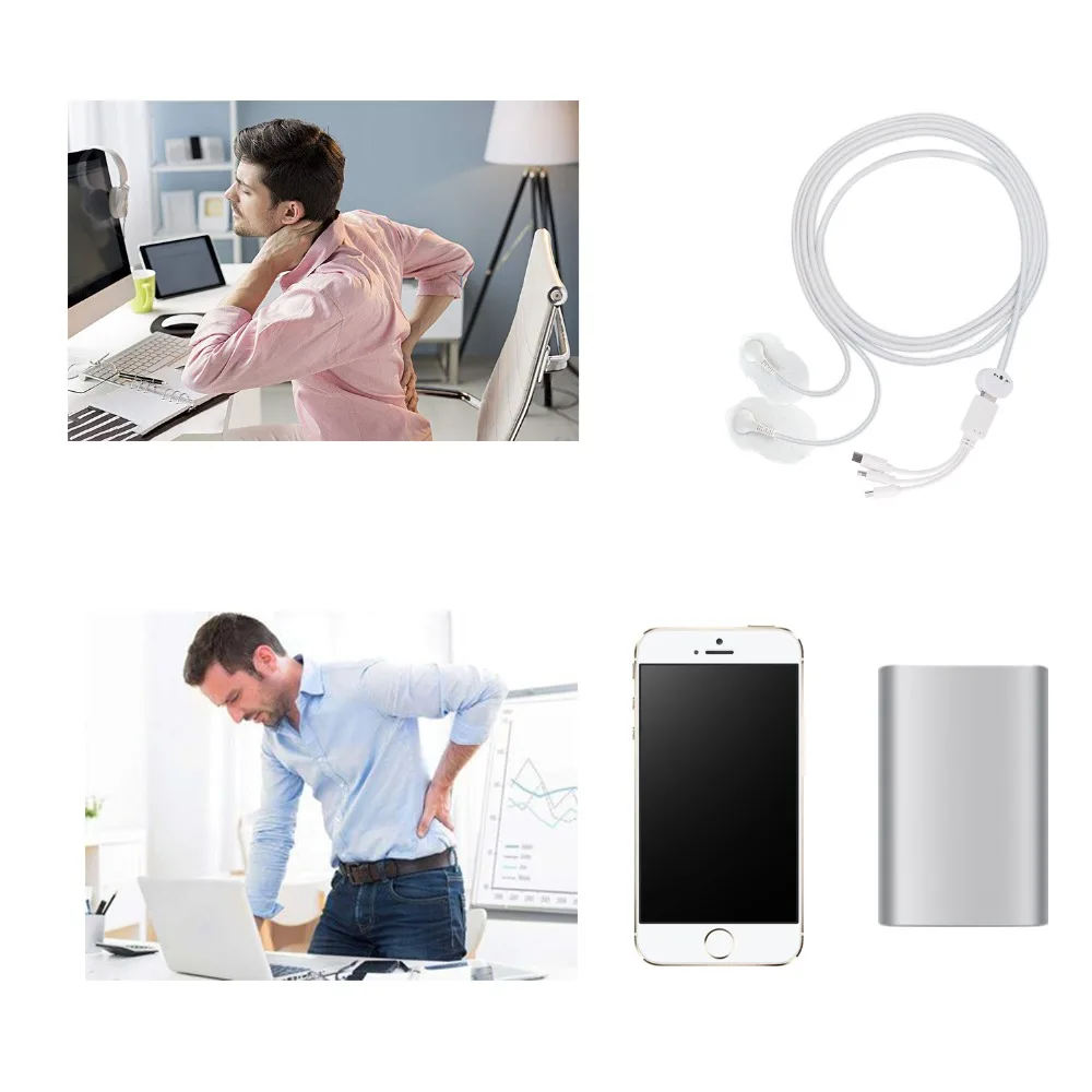 Mini meridian portable muscle stimulator body Massager Phone Control acupuncture therapy back Electrode Patch Health Relaxation