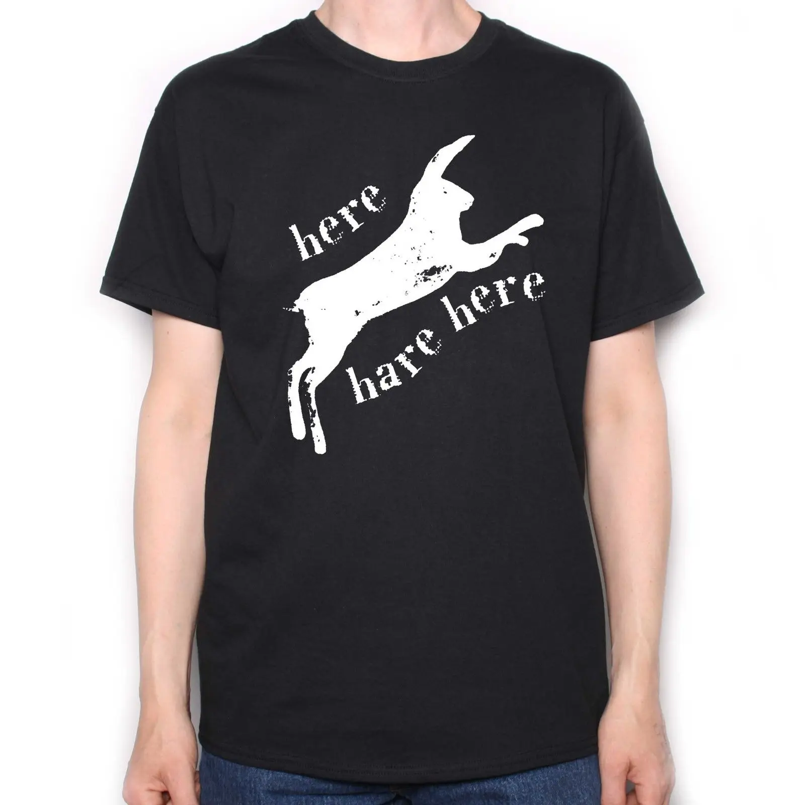 HERE HARE T SHIRT - MONTY PYTHON SPINAL TAP PERFECT FOR POACHERS! Summer Men'S fashion Tee Casual Short Sleeve TEE | Мужская одежда