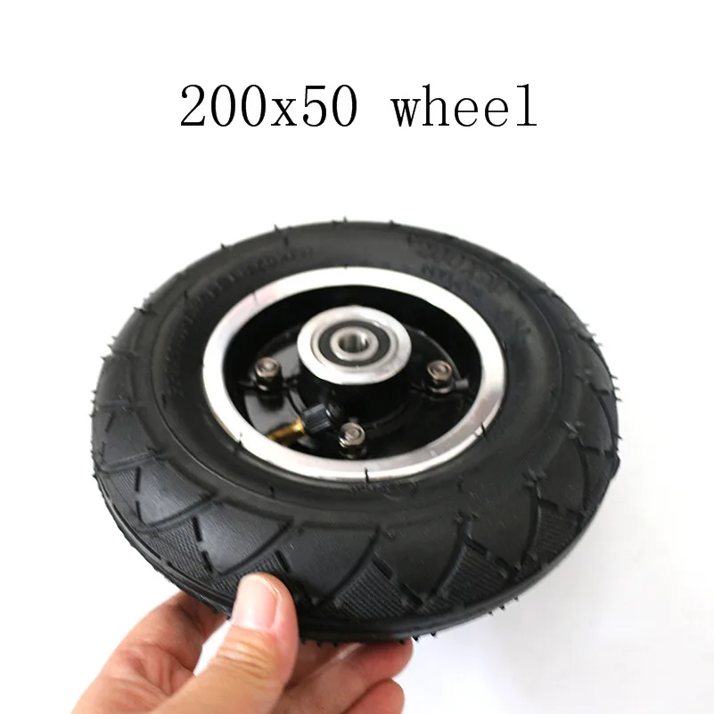 

200x50 kaifeng Electric Scooter Tyre With Wheel Hub 8" Scooter 200x50 Tyre Inflation Electric Vehicle Aluminium Alloy Wheel ba