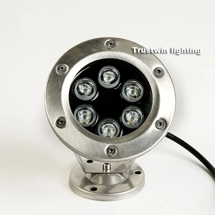 Aquarium LED RGB high lumen flood light  IP68 30 degree pond lamp 3W 6W 9W 12W 15W 18W 24W 36W Fish Tank Underwater Spot Light underwater solar lights