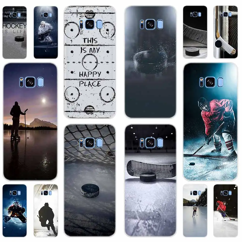 

Hockey Soft Cover For Samsung Galaxy S6 S7 Edge S8 S9 Plus S10 Plus E Note 8 9 10 Phone Case 5G