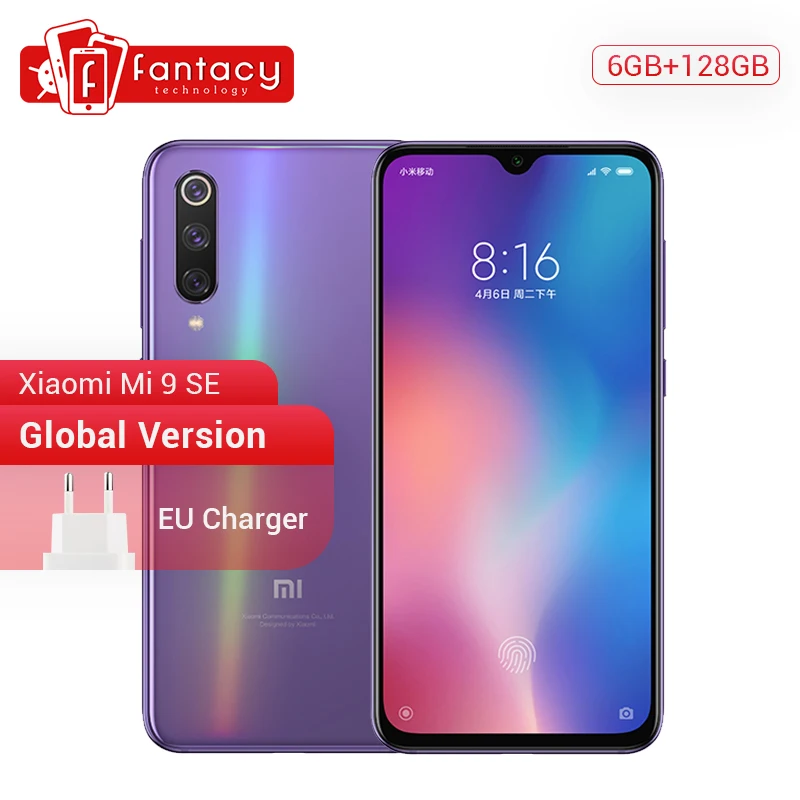 Глобальная версия смартфона Xiaomi Mi 9 SE Mi9 Snapdragon 712 6 ГБ 128 5 97 &quotAMOLED FHD дисплей 48MP