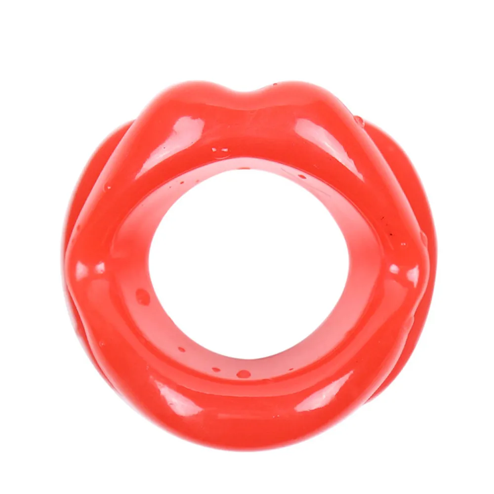 Сексуальные губы резиновый рот кляп открытая фиксация рот мягкие оральные игрушки для женщин B# дропшиппинг