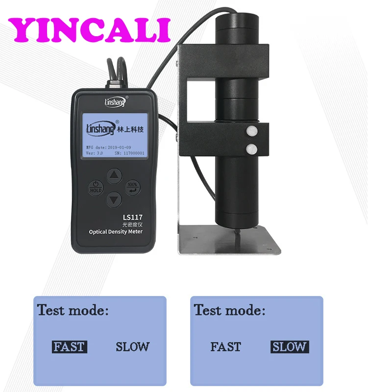 Улучшенная версия измеритель оптической плотности LS117 Трансмиссия денситометр измеряет оптическую плотность и светильник коэффициент пропускания