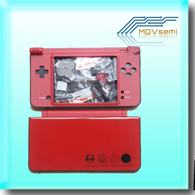 

6 Color Complete Full Housing Cover Shell Case for Nintend NDSi XL/LL Console Shell with Button kits