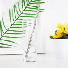 Портативная телескопическая соломинка для напитков из нержавеющей стали для молочных коктейлей, замороженные напитки, домашние вечерние аксессуары для бара, дорожная соломинка H5