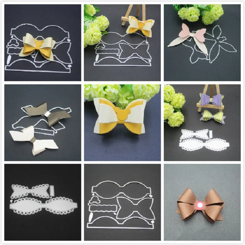 

Eastshape METAL CUTTING DIE Cut Bow Bowknot Bear Style Scrapbooking Paper Craft Handmade Card Punch Art Knife Cutter Cut Die