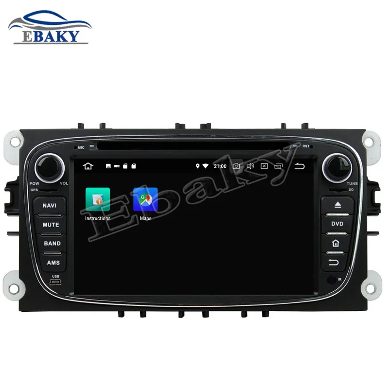 Sale NaviTopia 4GB RAM 64GB ROM Octa Core Android 9.0 Car DVD Player For Ford Mondeo(2007-2010) Tourneo Connect/Transit Connect/S-max 12