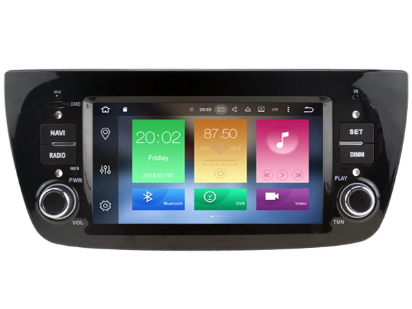Android 8.0 CAR Audio DVD player FOR Deckless FIAT LINEA NEW (2010-2016)/DOBLO gps Multimedia head device unit receiver BT WIFI |