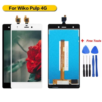 

100% Tested For Wiko Pulp 4G LCD Display+Touch Screen Assembly for Wiko Pulp 4G Display Lcd Spare Parts+Tools