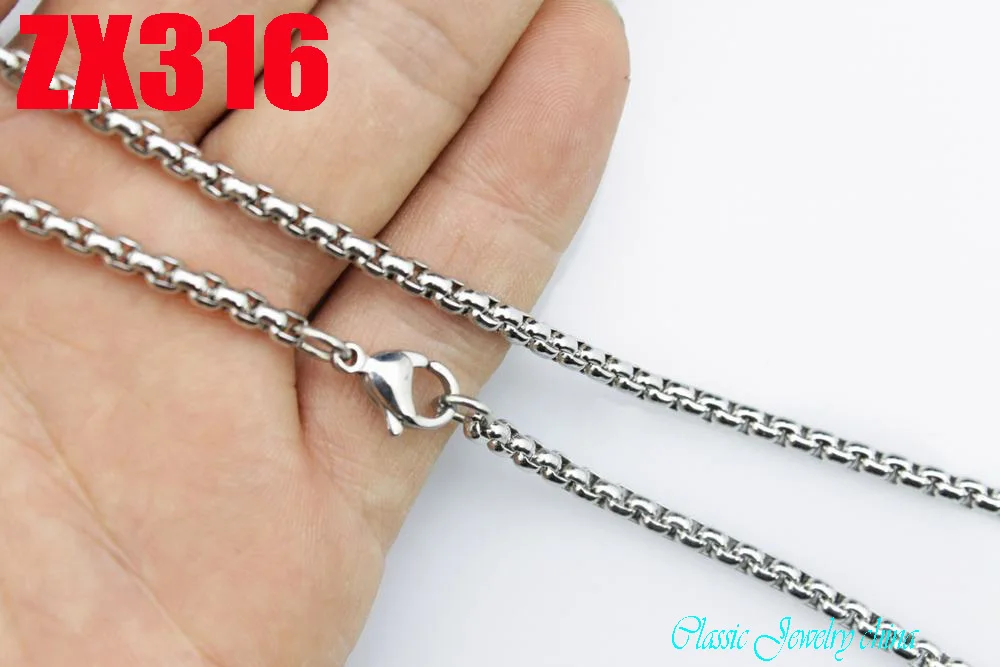 Цепочка Из Нержавеющей Стали 14 38 дюймов 3 5 мм 20 шт.|sweater chain|box chainchain stainless |