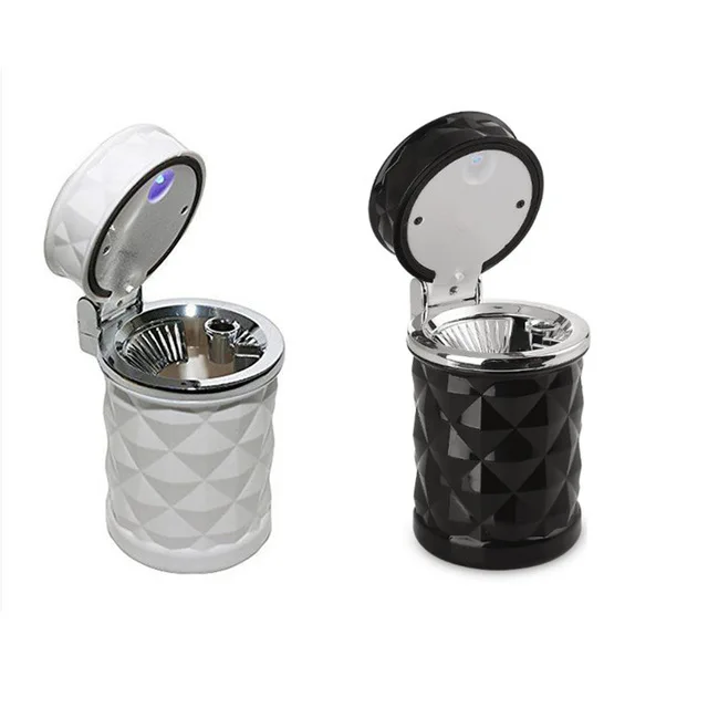 Сигарета LED свет бездымного Автомобильный Держатель пепел лоток чашки