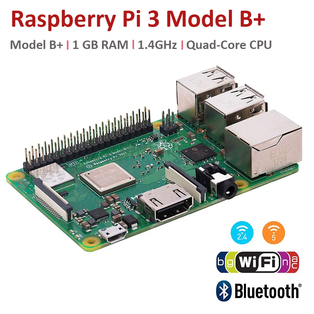 Оригинальная фотография 10000 + 3B Plus Raspberry Pi Model 3 B с WiFi и Bluetooth охлаждающий вентилятор