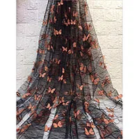 Me-dusa lastest бабочка высокого качества модное платье Африканский кружевной французский фатин кружева свадебное платье Ткань 5 ярдов/шт - Цвет: color 3