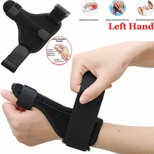 Черный неопрен левое или правое запястье поддержка большого пальца скобка шина регулируемый ремень Обертывания защита большого пальца