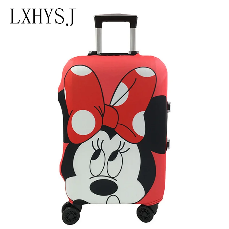

Minnie and Mickey Oattern Luggage Protective Cover For 19-32 inch Trolley suitcase elastic dust cover Travel accessories