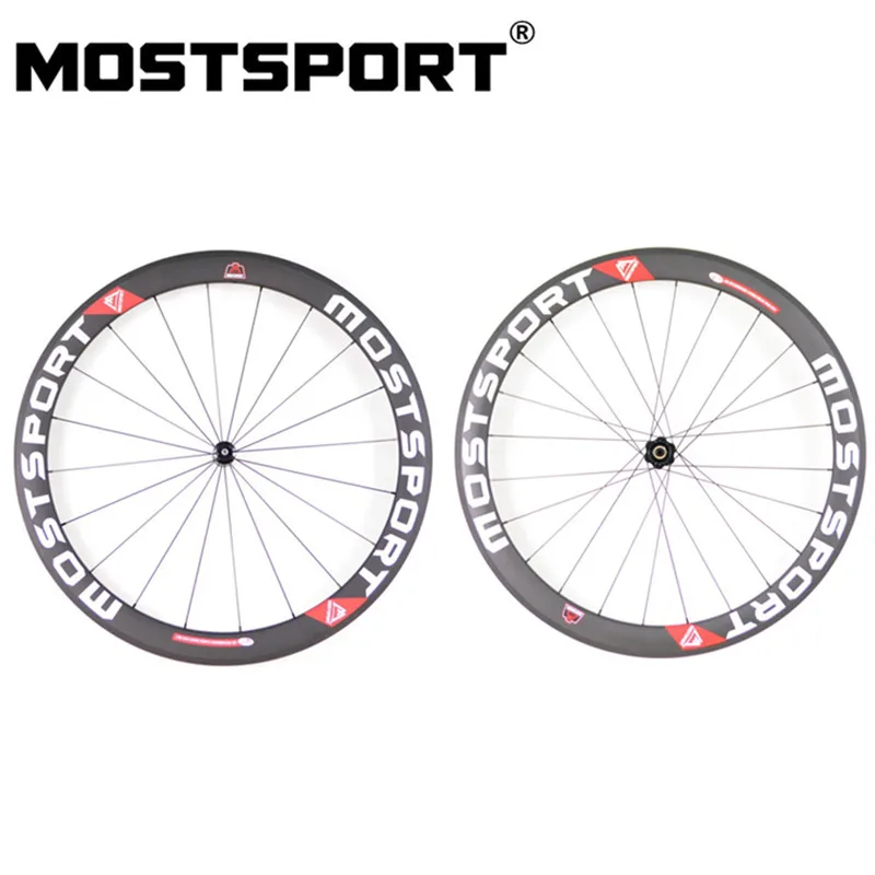 MOSTSPORT 50 мм трубчатые карбоновые колеса с прямым вытяжным DT Swiss 350 втулки Sapim CX RAY