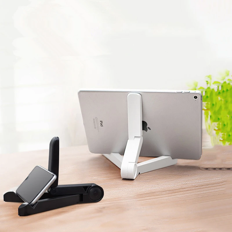 

Universal Folding Mobile Phone Holder for iPhone Adjustable Desktop Mount Tripod Tablet Stand Holder Support for iPad Kindle