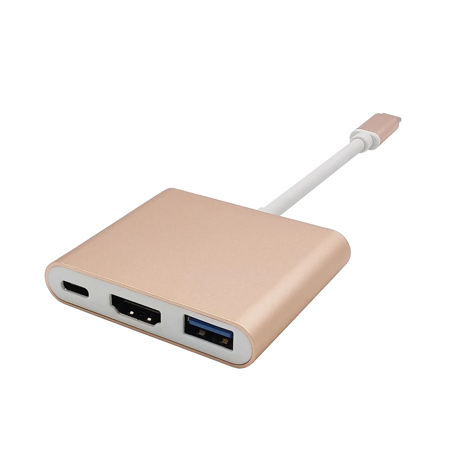 USB Type C To HDMI USB 3.0 Charging Adapter Converter USB-C 3.1 Hub Adapter for Mac Air Pro Pixel Huawei Mate10 Samsung S8+ Plus (11)