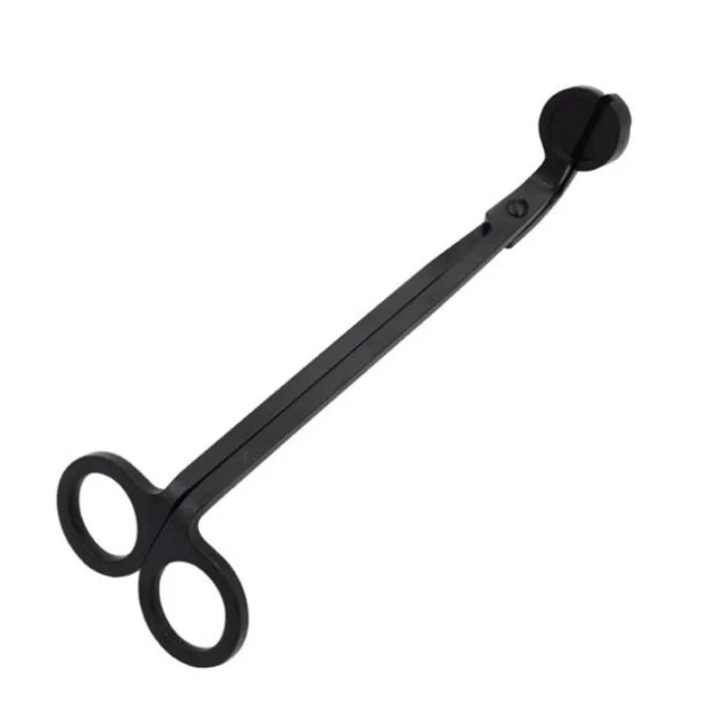 

18*6CM Stainless Steel Candle Wick Trimmer Oil Lamp Trim scissor tijera tesoura Cutter Snuffer Tool Hook Clipper JF