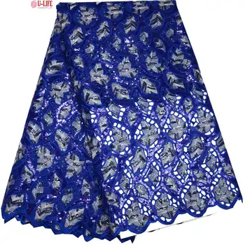 

Nigerian lace fabrics 2017 Embroidery organza fabric high quality organza lace fabric french lace mesh for evening dress F4-809