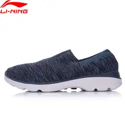 Li-Ning мужские трендовые легкие для ходьбы обувь дышащая легкая Подушка подкладка спортивные туфли AGCM101 YXB061