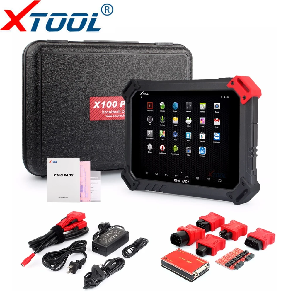 XTOOL X100 PADS - Programmeur De Clés Voiture, Diagnostic OBD2, IMMO, 32+ Réinitialisations - Outil Pro Auto