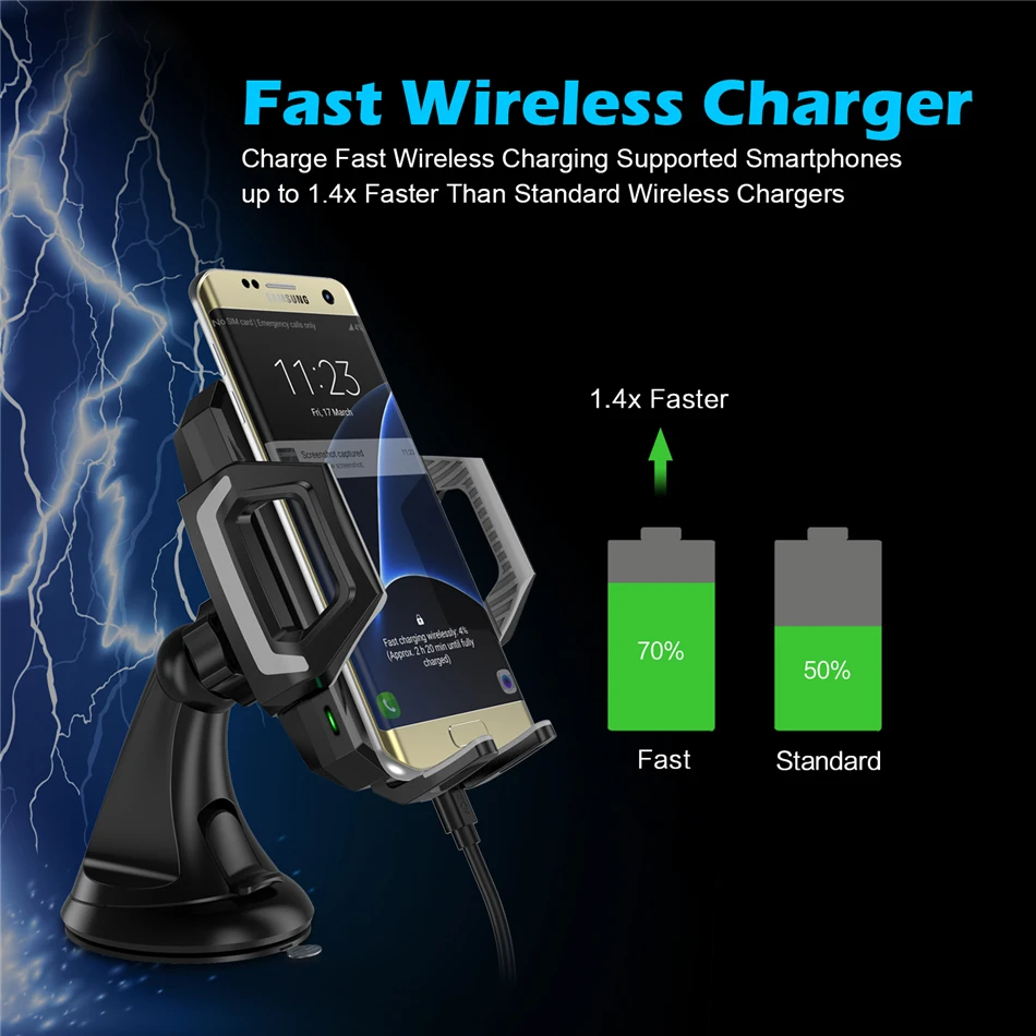Wireless Charger for Samsung Galaxy S8 Plus 