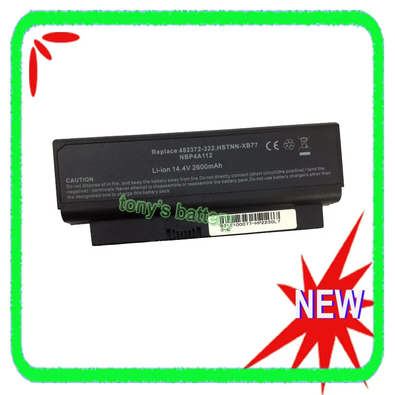 

4Cell Battery for HP Compaq Presario CQ20 CQ20-200 2230s HSTNN-OB77 HSTNN-XB77 493202-001 HSTNN-OB84 HSTNN-OBXX