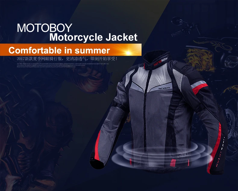 MOTOBOY PRO Летний дышащий сетчатый мотоциклетный костюм для ралли беговые куртки ралли круизные костюмы куртка для мотокросса и штаны