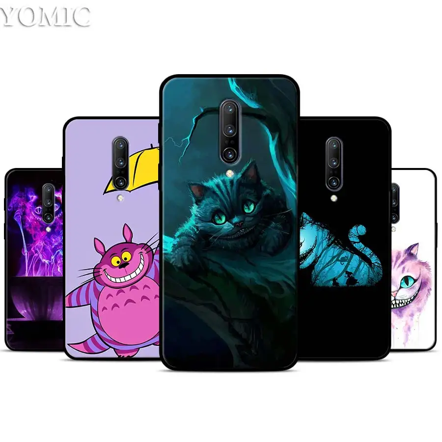 Cheshire Cat Totoro Silicone Case for font b Oneplus b font font b 7 b font