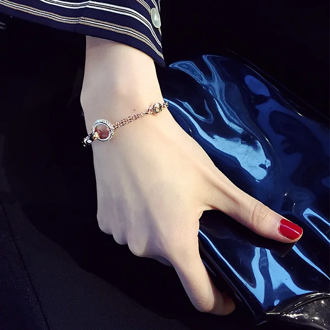 

MIARA.L female Korean style simple hollowed-out ring staggered jewelry personality hand accessories